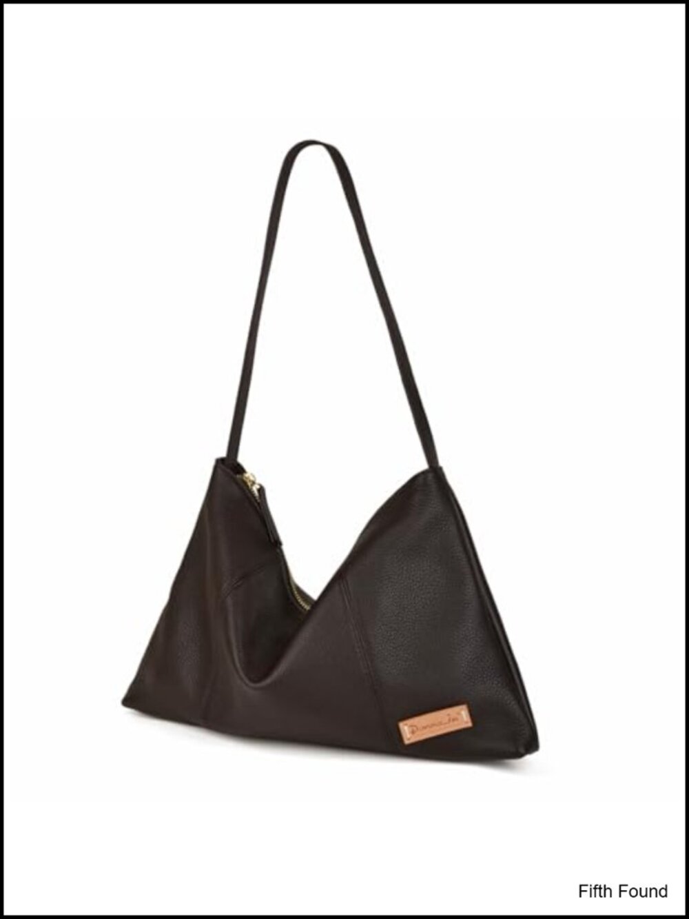Full Grained Leather Dumpling Crossbody Bag